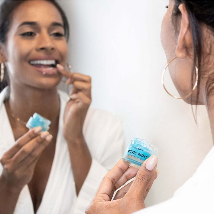 Arctic Mint Lip Scrub - PurelyWHITE DELUXE