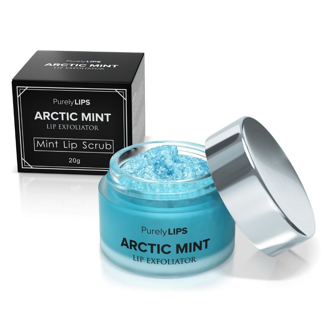 Arctic Mint Lip Scrub - PurelyWHITE DELUXE